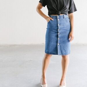 Rolla’s High Pencil Skirt  in Ashley Blue | Size 26